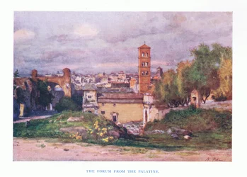 The Forum, from the Palantine
